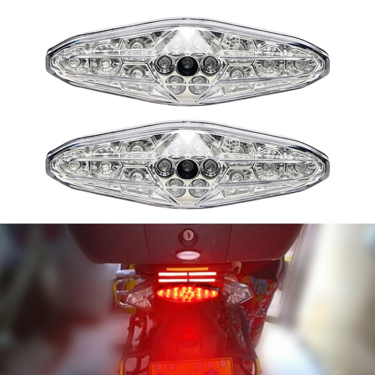 2 ชิ้น KC-WD-NEW-3X รถจักรยานยนต์ LED ไฟเบรกทำงานโคมไฟ, Running Lamp, KC-WD-NEW-3X