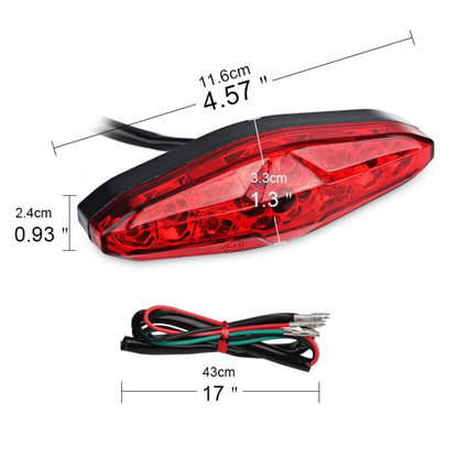 2 ชิ้น KC-WD-NEW-3X รถจักรยานยนต์ LED ไฟเบรกทำงานโคมไฟ, Running Lamp, KC-WD-NEW-3X