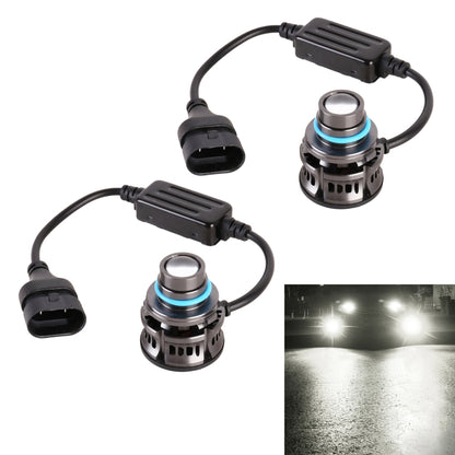1 คู่ 9005 27W / DC12V รถอลูมิเนียมอัลลอยด์ LED ไฟหน้า, 9005 (Blue Light), 9005 (Gold Light), 9005 (Lime Green), 9005 (White Light)