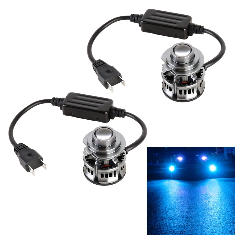 1 คู่ H7 27W/DC12V รถอลูมิเนียมอัลลอยด์ LED ไฟหน้า, H7 (Blue Light), H7 (Gold Light), H7 (Lime Green), H7 (White Light)