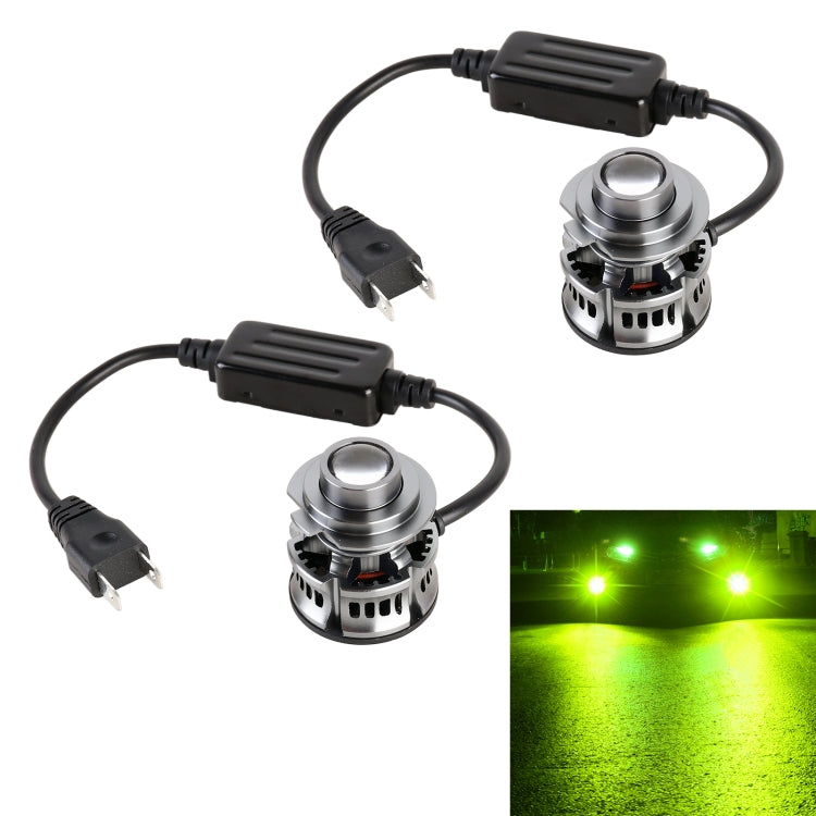 1 คู่ H7 27W/DC12V รถอลูมิเนียมอัลลอยด์ LED ไฟหน้า, H7 (Blue Light), H7 (Gold Light), H7 (Lime Green), H7 (White Light)