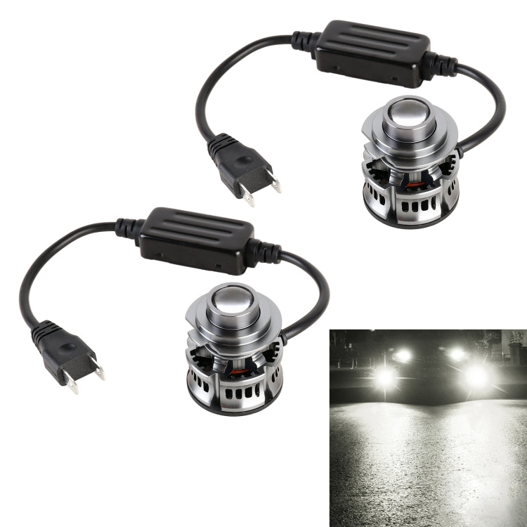 1 คู่ H7 27W/DC12V รถอลูมิเนียมอัลลอยด์ LED ไฟหน้า, H7 (Blue Light), H7 (Gold Light), H7 (Lime Green), H7 (White Light)