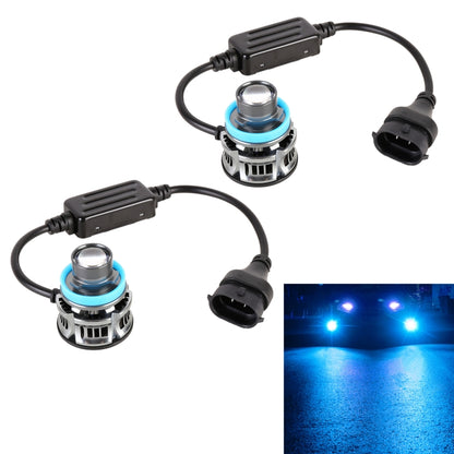 1 คู่ H11 27W / DC12V รถอลูมิเนียมอัลลอยด์ LED ไฟหน้า, H11 (Blue Light), H11 (Gold Light), H11 (Lime Green), H11 (White Light)