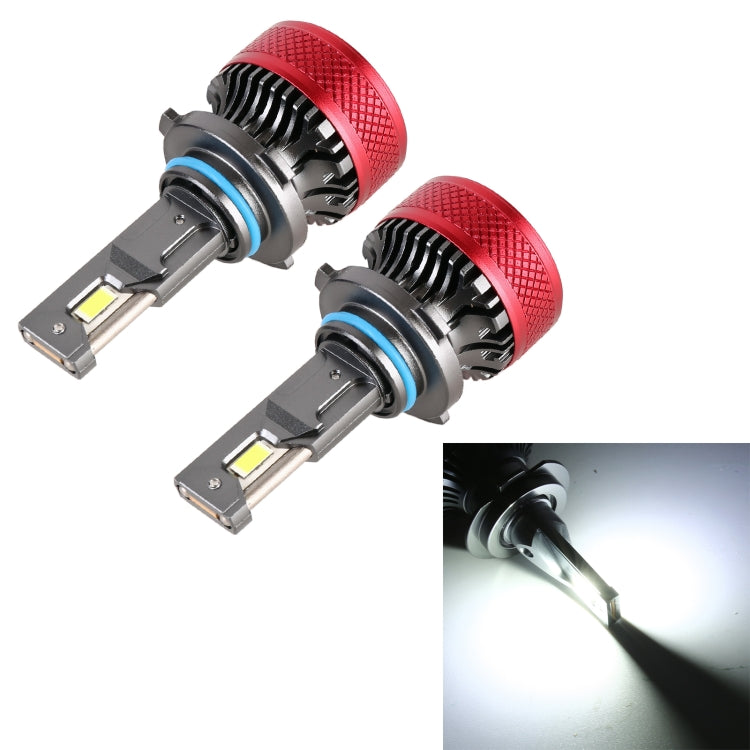 1 คู่ 9005 DC12V 65W 6000K 6500LM LED ไฟหน้ารถ, 9005