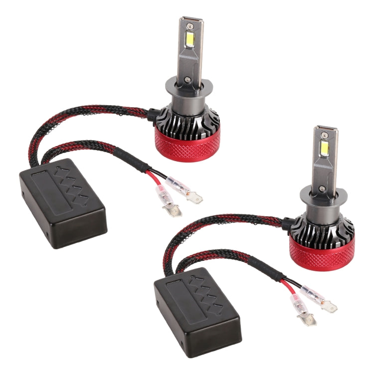 1 คู่ H1 DC12V 65W 6000K 6500LM LED ไฟหน้ารถ, H1