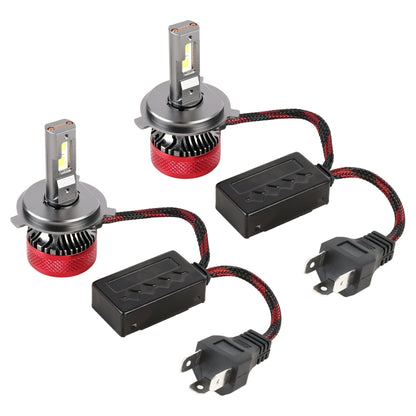 1 คู่ H4 DC12V 65W 6000K 6500LM LED ไฟหน้ารถ, H4