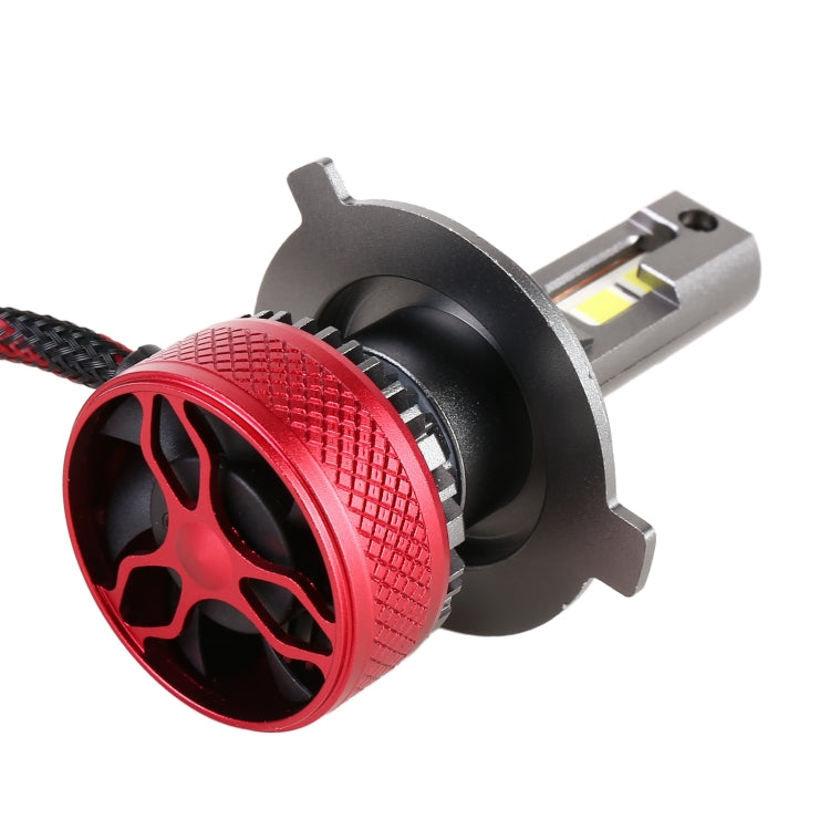 1 คู่ H4 DC12V 65W 6000K 6500LM LED ไฟหน้ารถ, H4