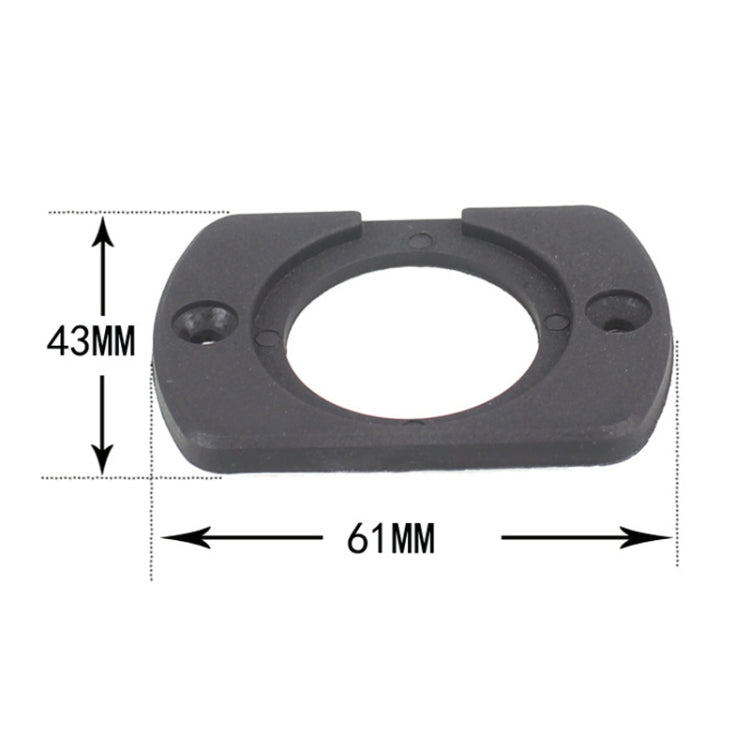 5 ชิ้น 1 หลุมรถดัดแปลง USB ชาร์จโวลต์มิเตอร์ไฟแช็กแผง, 1 Hole