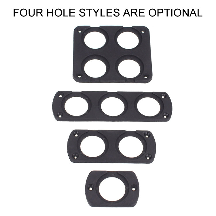 5 ชิ้น 1 หลุมรถดัดแปลง USB ชาร์จโวลต์มิเตอร์ไฟแช็กแผง, 1 Hole