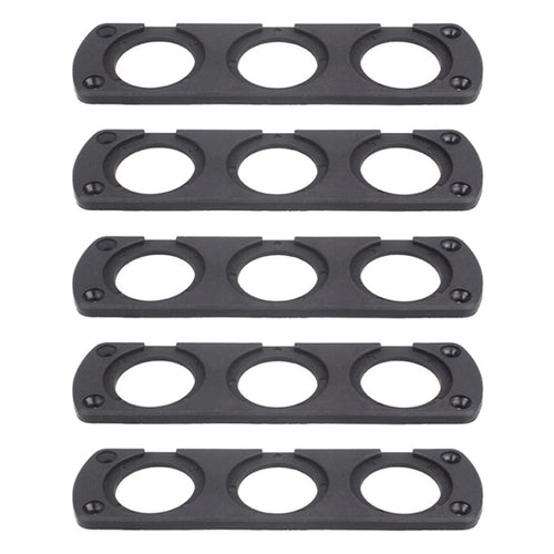 5 ชิ้น 3-Hole รถดัดแปลง USB ชาร์จโวลต์มิเตอร์ไฟแช็กแผง, 3-Hole