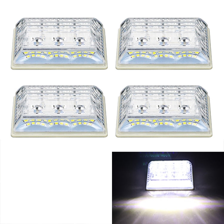 4 ชิ้น ZS-6001 DC24V รถยนต์ / รถบรรทุกด้านข้างไฟแสดงสถานะหลอดไฟโคมไฟ