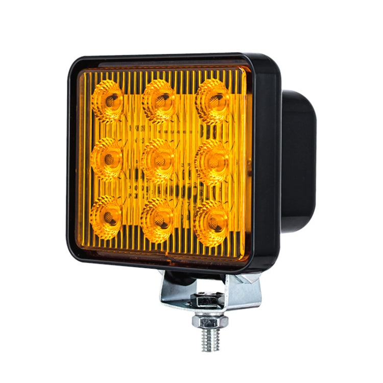 2 ชิ้น ZS-7013 3 นิ้ว 9LEDs Strobe กันน้ำรถยนต์ / ไฟเตือนรถบรรทุก