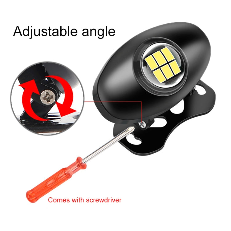 ไฟถอยหลัง LED Super Bright แบบปรับได้ในรถยนต์, Reversing Light (Black), Reversing Light (Silver)