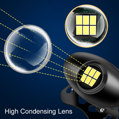 ไฟถอยหลัง LED Super Bright แบบปรับได้ในรถยนต์, Reversing Light (Black), Reversing Light (Silver)