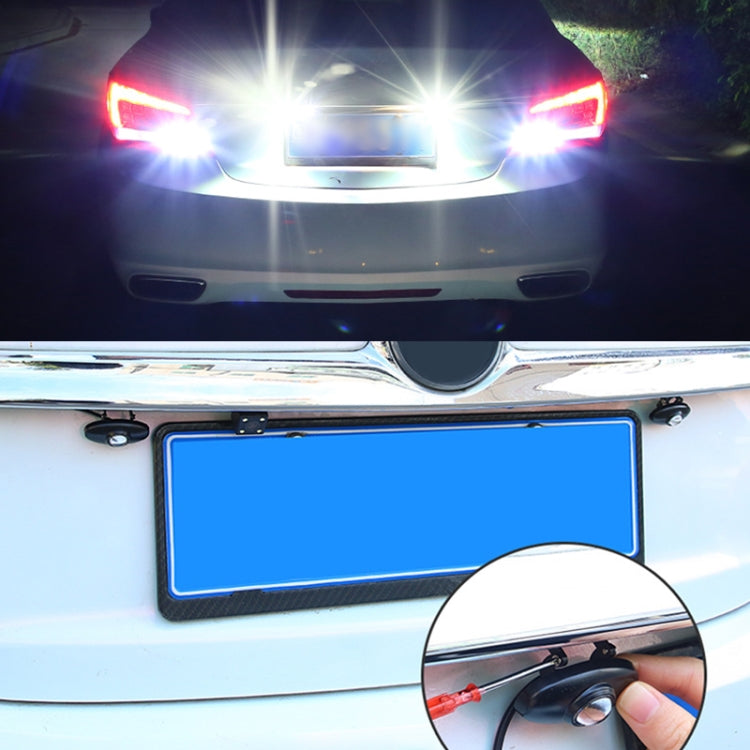 ไฟถอยหลัง LED Super Bright แบบปรับได้ในรถยนต์, Reversing Light (Black), Reversing Light (Silver)