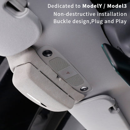 รถ กล่องเก็บแว่นกันแดดรุ่นธรรมดาสำหรับ Tesla รุ่น 3, Ordinary Version for Tesla Model 3