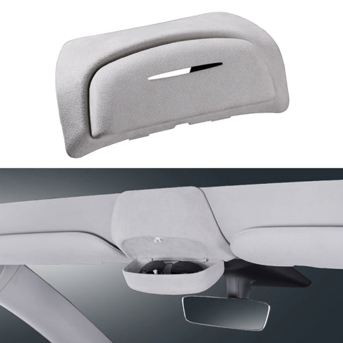 รถ Suede Wrap รุ่นแว่นตากันแดดกล่องเก็บสำหรับ Tesla รุ่น 3, Suede Wrap Version for Tesla Model 3