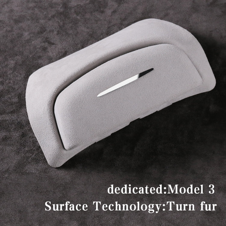 รถ Suede Wrap รุ่นแว่นตากันแดดกล่องเก็บสำหรับ Tesla รุ่น 3, Suede Wrap Version for Tesla Model 3