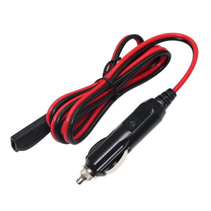 สายไฟรถยนต์ 12V SAE เสียบที่จุดบุหรี่เพื่อชาร์จแบตเตอรี่พลังงานแสงอาทิตย์สายเชื่อมต่อความยาว: 1.5 ม., 1.5m