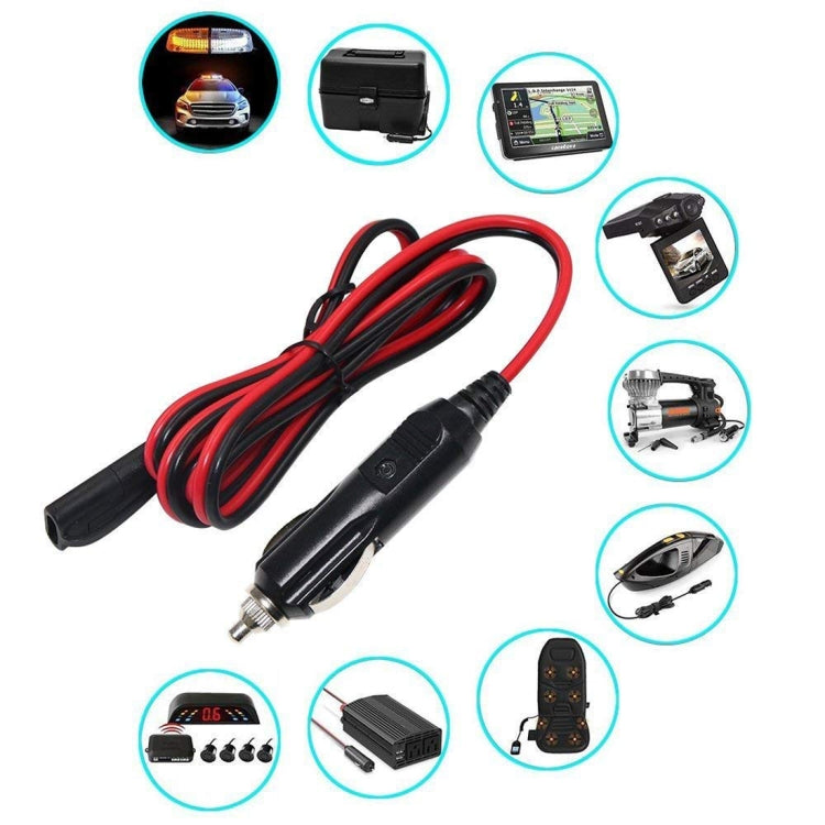 สายไฟรถยนต์ 12V SAE เสียบที่จุดบุหรี่เพื่อชาร์จแบตเตอรี่พลังงานแสงอาทิตย์สายเชื่อมต่อความยาว: 1.5 ม., 1.5m
