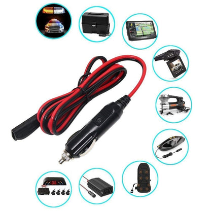 สายไฟรถยนต์ 12V SAE เสียบที่จุดบุหรี่เพื่อชาร์จแบตเตอรี่พลังงานแสงอาทิตย์สายเชื่อมต่อความยาว: 1.5 ม., 1.5m