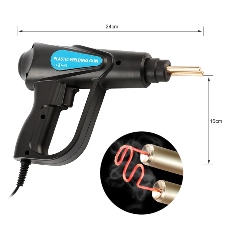 70W เครื่องเย็บกระดาษร้อนเครื่องเชื่อมพลาสติกรถกันชนชุดซ่อม Plier,EU Plug, EU Plug