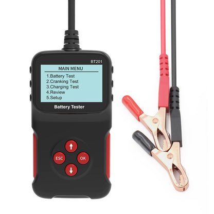 BT201 12V Universal รถ มัลติฟังก์ชั่น แบตเตอรี่ เครื่องตรวจจับความผิดพลาดในการวินิจฉัย, BT201