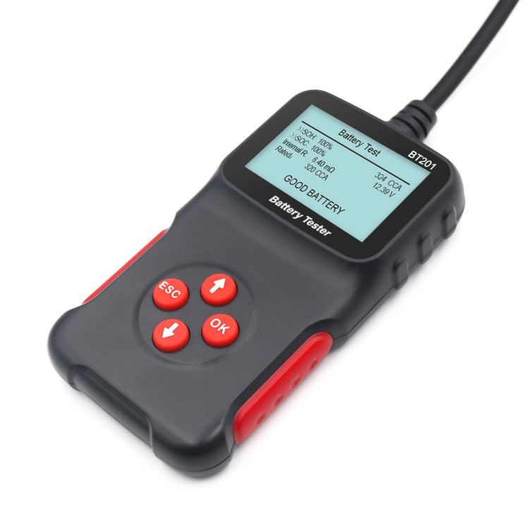 BT201 12V Universal รถ มัลติฟังก์ชั่น แบตเตอรี่ เครื่องตรวจจับความผิดพลาดในการวินิจฉัย, BT201