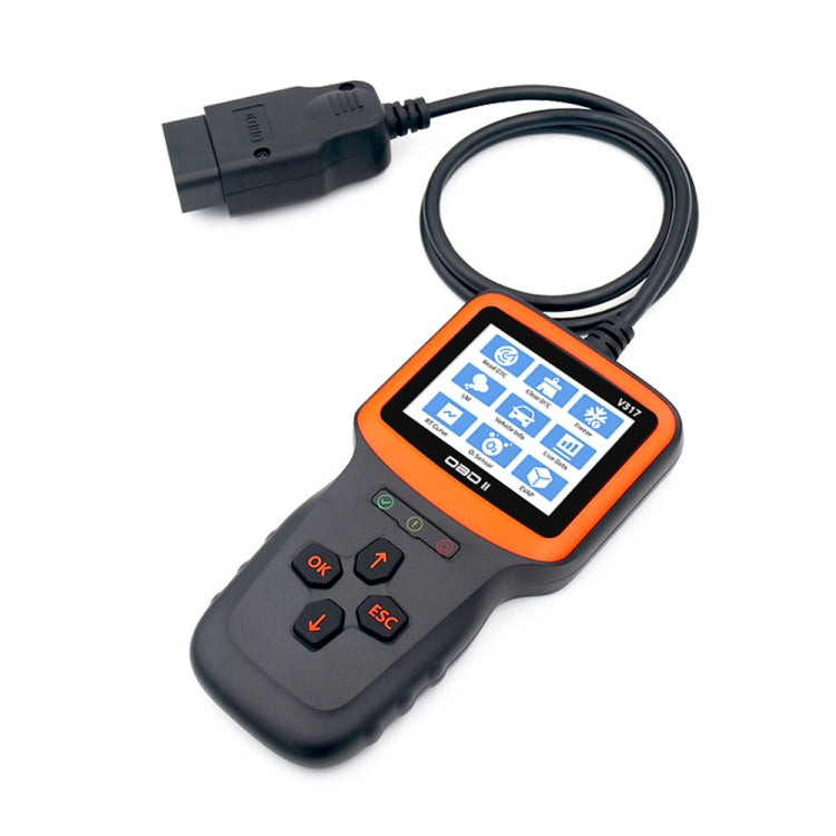 V317 รถเครื่องตรวจจับความผิดOBD2 ELM327 เครื่องสแกนเนอร์รหัสReader, V317