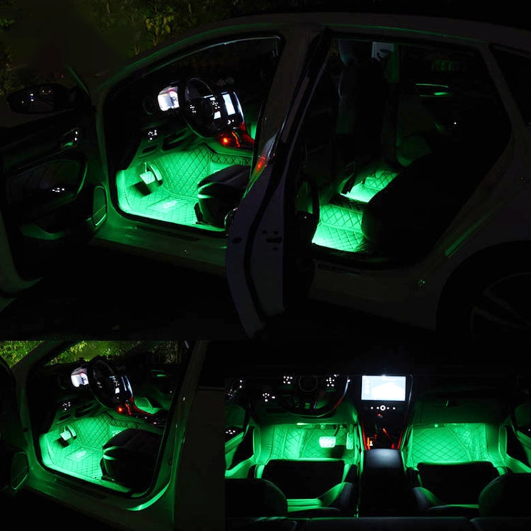 Y12 ไฟแช็กรถยนต์ RGB สีสันเท้า LED แสงบรรยากาศ, Y12 Cigarette Lighter