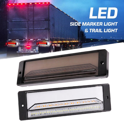 รถพ่วงบรรทุกหนัก 2 ชิ้น 147LED Light Guide ไฟเบรกสามสี