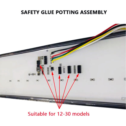 รถพ่วงบรรทุกหนัก 2 ชิ้น 147LED Light Guide ไฟเบรกสามสี