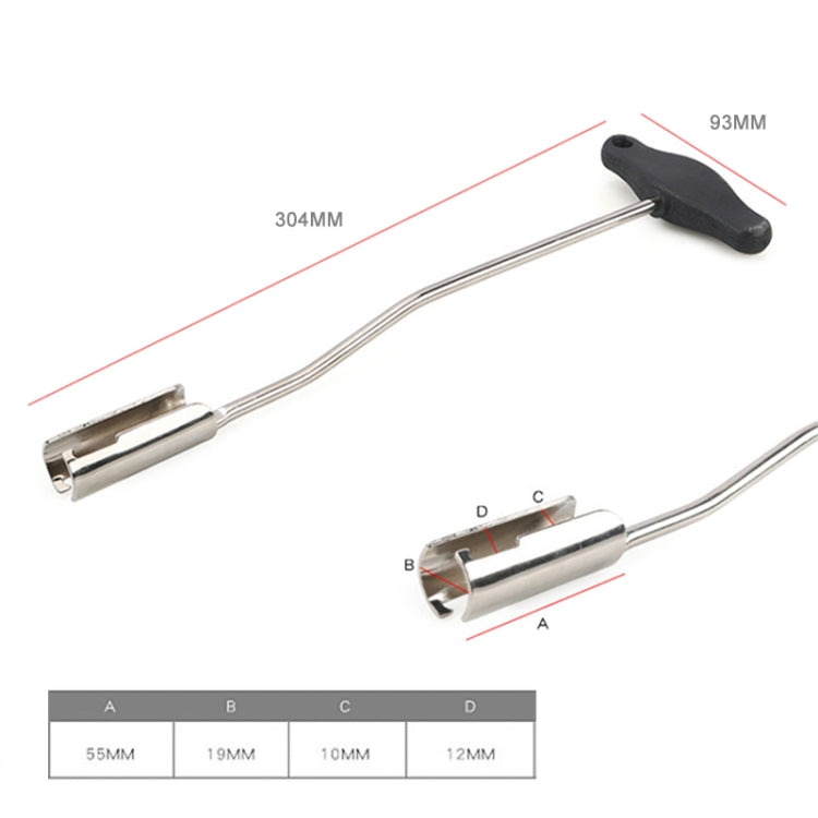 คีมสกัดสายไฟฟ้าแรงสูง EXTRACTOR ข้อศอกยาวกระบอก PRESSURE Line EXTRACTOR สำหรับ Audi / Volkswagen, Pliers Extractor