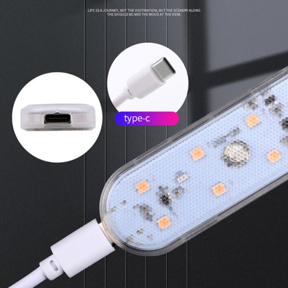 USB-C / Type-C การควบคุมสวิตช์สัมผัสสีเดียว รถ Foot Ambient Light, Ice Blue Light, Pink Light, White Light