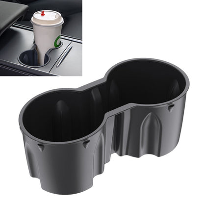 SHUNWEI SD-1054 ที่วางแก้วน้ำในรถยนต์สำหรับ Tesla รุ่น 3 / Y, SD-1054 (Black), SD-1054 (Grey)