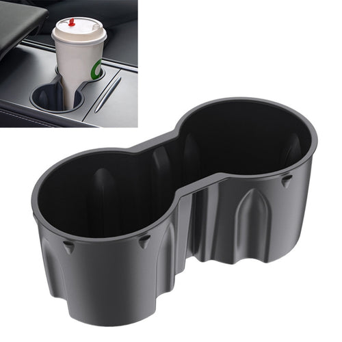 SHUNWEI SD-1054 ที่วางแก้วน้ำในรถยนต์สำหรับ Tesla รุ่น 3 / Y, SD-1054 (Black), SD-1054 (Grey)