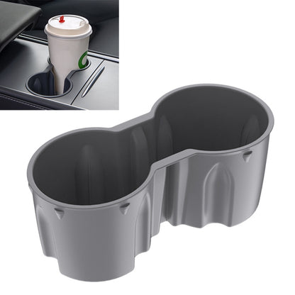 SHUNWEI SD-1054 ที่วางแก้วน้ำในรถยนต์สำหรับ Tesla รุ่น 3 / Y, SD-1054 (Black), SD-1054 (Grey)