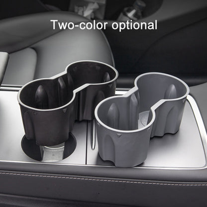 SHUNWEI SD-1054 ที่วางแก้วน้ำในรถยนต์สำหรับ Tesla รุ่น 3 / Y, SD-1054 (Black), SD-1054 (Grey)