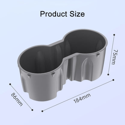 SHUNWEI SD-1054 ที่วางแก้วน้ำในรถยนต์สำหรับ Tesla รุ่น 3 / Y, SD-1054 (Black), SD-1054 (Grey)
