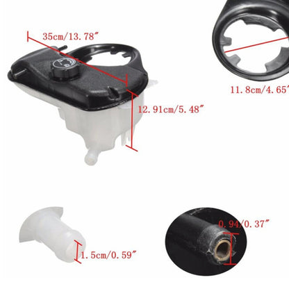 รถหม้อน้ำน้ำหล่อเย็นขยายถัง C2S18320 สำหรับ Jaguar X-Type 2002-2008, Radiator Coolant Expansion Tank