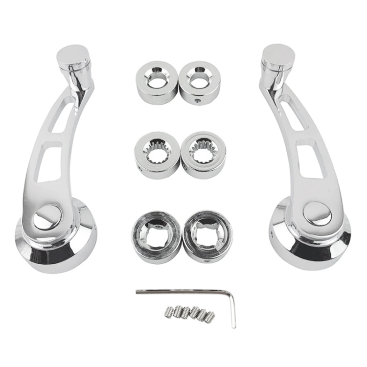 รถ 4-1/4 นิ้ว Electroplated Winder Handle Crank ประตู LEVER Handle สำหรับ Chevrolet / Ford / Chrysler, For Chevrolet / Ford