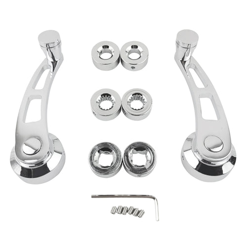 รถ 4-1/4 นิ้ว Electroplated Winder Handle Crank ประตู LEVER Handle สำหรับ Chevrolet / Ford / Chrysler, For Chevrolet / Ford