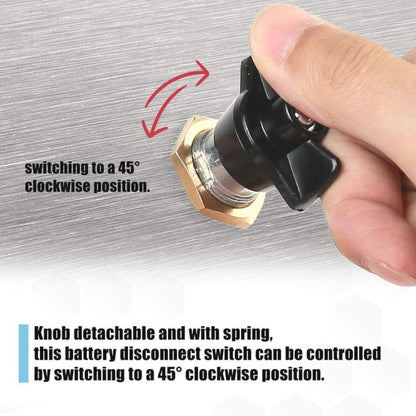 12-24V รถ แบตเตอรี่ ตัวเลือก Isolator ตัดการเชื่อมต่อสวิตช์โรตารีตัด, 12-24V