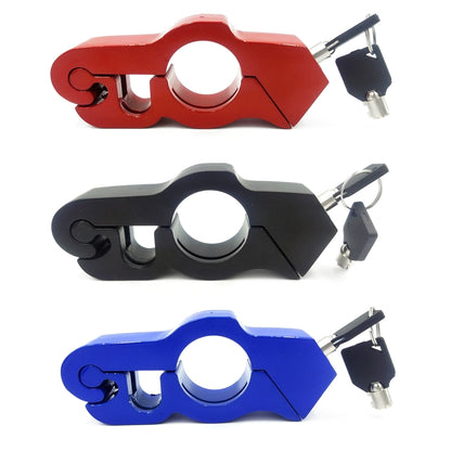 ล็อคมือจับคันเร่งโลหะผสมอลูมิเนียมรถจักรยานยนต์, Throttle Handle Lock (Black), Throttle Handle Lock (Blue), Throttle Handle Lock (Red)