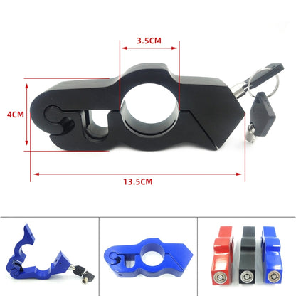 ล็อคมือจับคันเร่งโลหะผสมอลูมิเนียมรถจักรยานยนต์, Throttle Handle Lock (Black), Throttle Handle Lock (Blue), Throttle Handle Lock (Red)