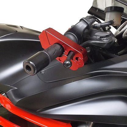 ล็อคมือจับคันเร่งโลหะผสมอลูมิเนียมรถจักรยานยนต์, Throttle Handle Lock (Black), Throttle Handle Lock (Blue), Throttle Handle Lock (Red)