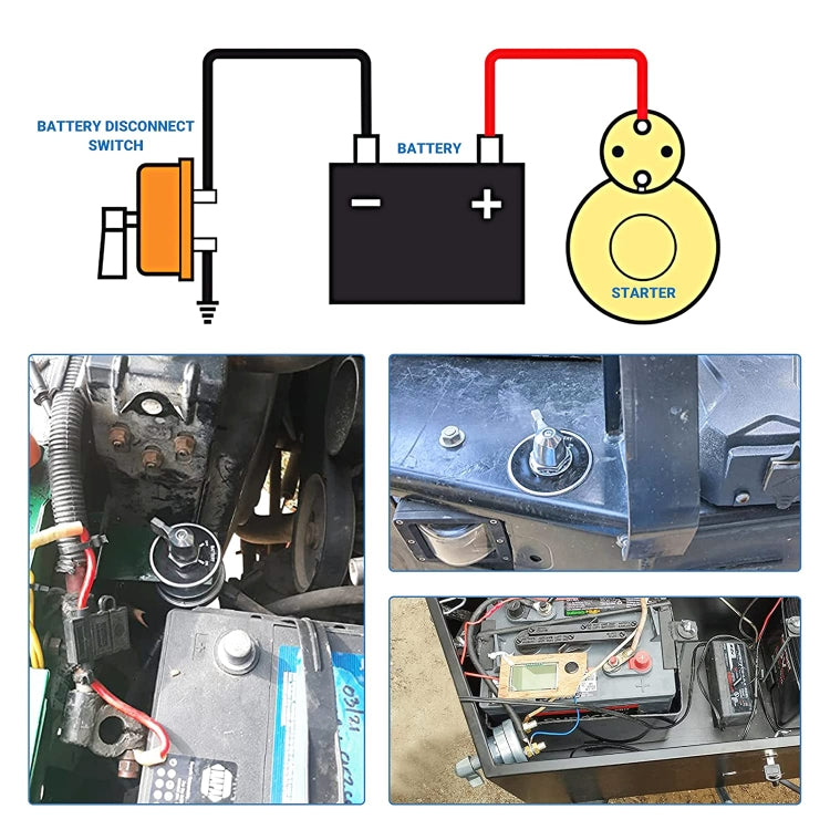 ชุดสวิตช์ตัดการเชื่อมต่อแบตเตอรี่หลักกระแสสูง, Disconnect Switch Kit