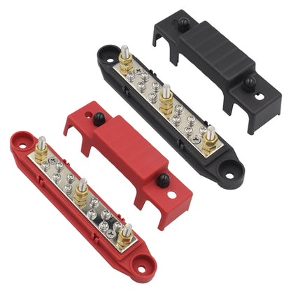 1คู่48V 150A M6 Power Distribution Terminal Blockแบตเตอรี่Bus BarชุดTerminal Block, M6 with Terminal Block