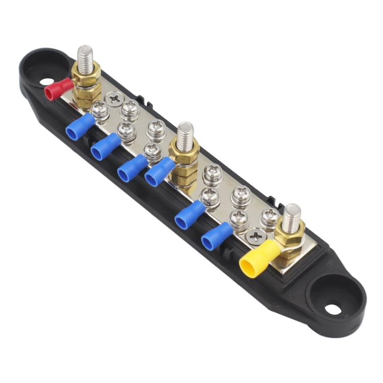 1คู่48V 150A M6 Power Distribution Terminal Blockแบตเตอรี่Bus BarชุดTerminal Block, M6 with Terminal Block
