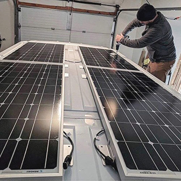 ขายึดอลูมิเนียมแผงโซลาร์เซลล์ RV กลางแจ้ง, Solar Panel Bracket